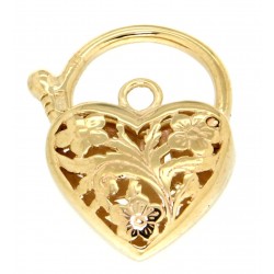 Extra Large Filigree Padlock Y/G